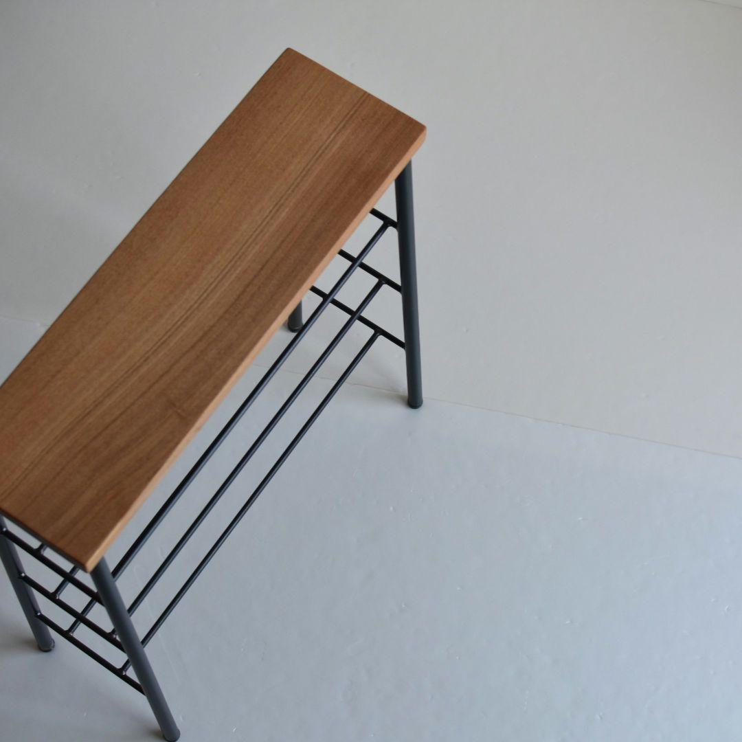 108 シューズラック 下駄箱 靴収納 コンソールテーブル シェルフ 靴箱 無垢