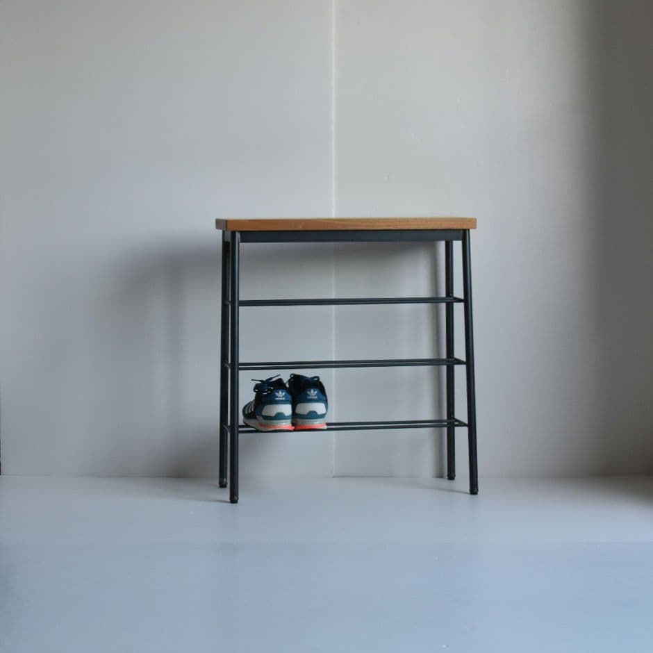 108 シューズラック 下駄箱 靴収納 コンソールテーブル シェルフ 靴箱 無垢