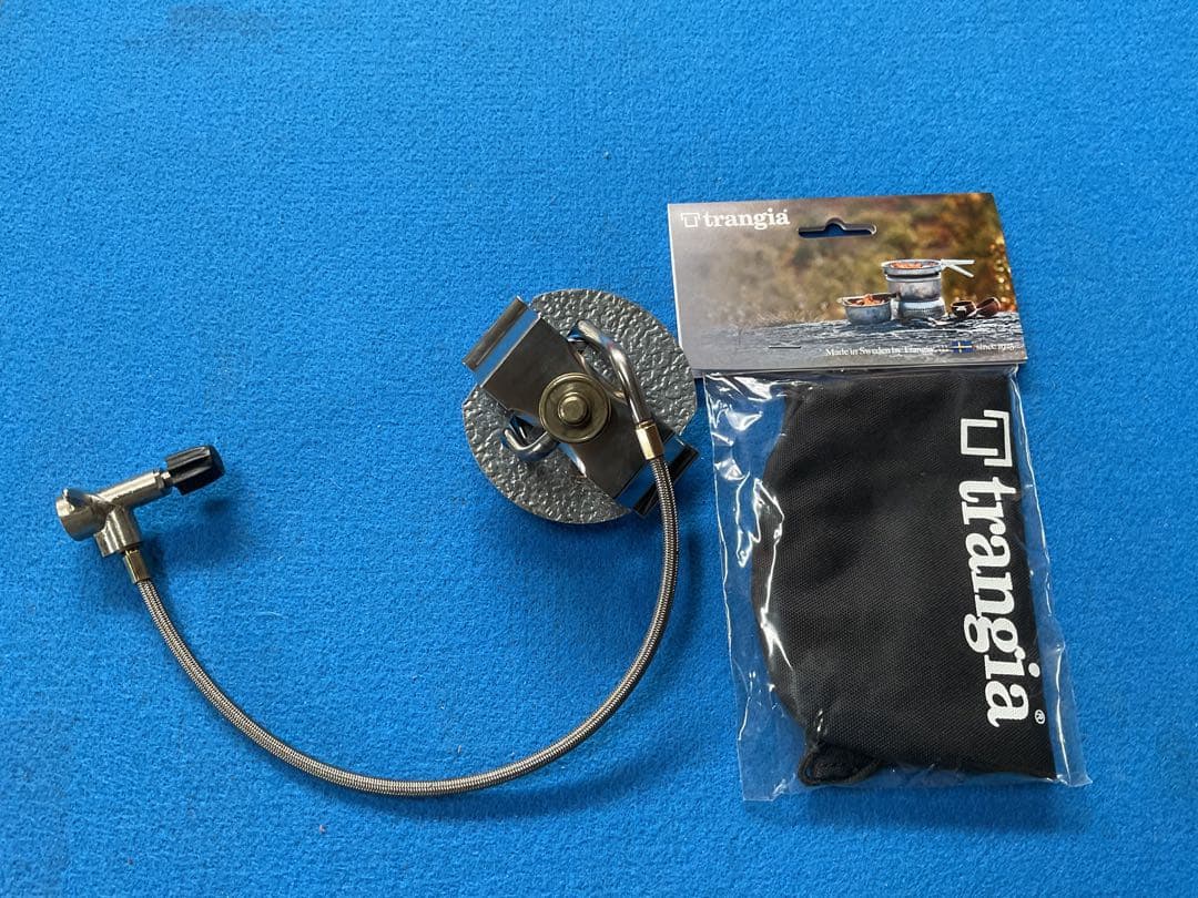 trangia 純正希少品GASバーナー動作良好美品新品ストレージバック付き