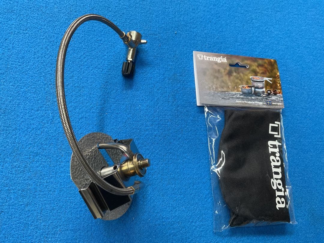 trangia 純正希少品GASバーナー動作良好美品新品ストレージバック付き