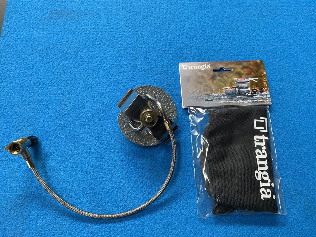 trangia 純正希少品GASバーナー動作良好美品新品ストレージバック付き