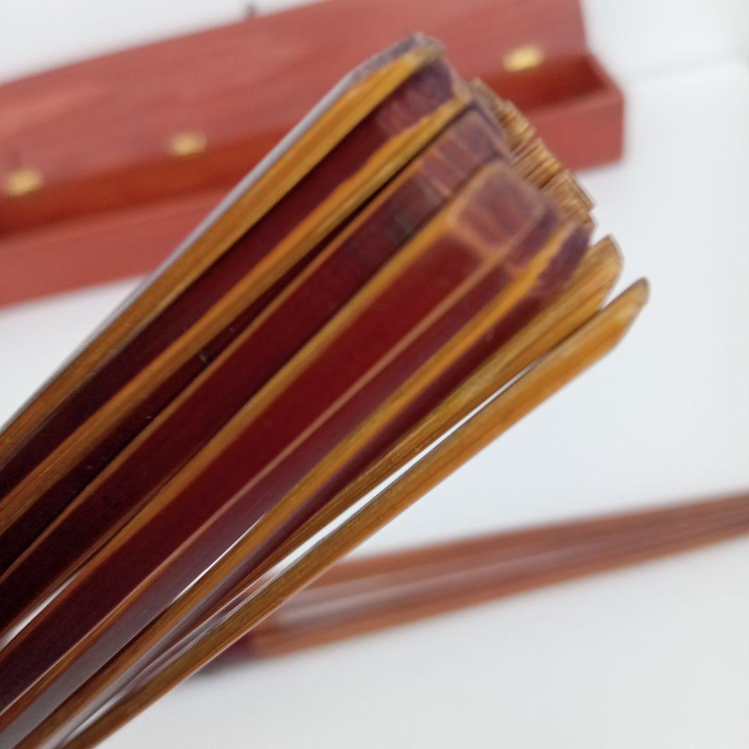 フラダンス用　竹製楽器プイリ(木箱ケース付)