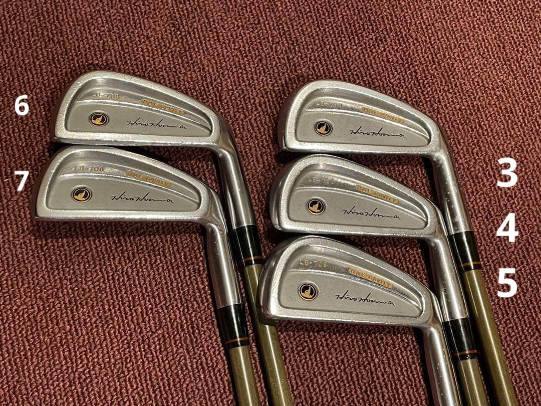 HONMA LB-708 10本セット アイアン 3〜11、S 星4 R-1