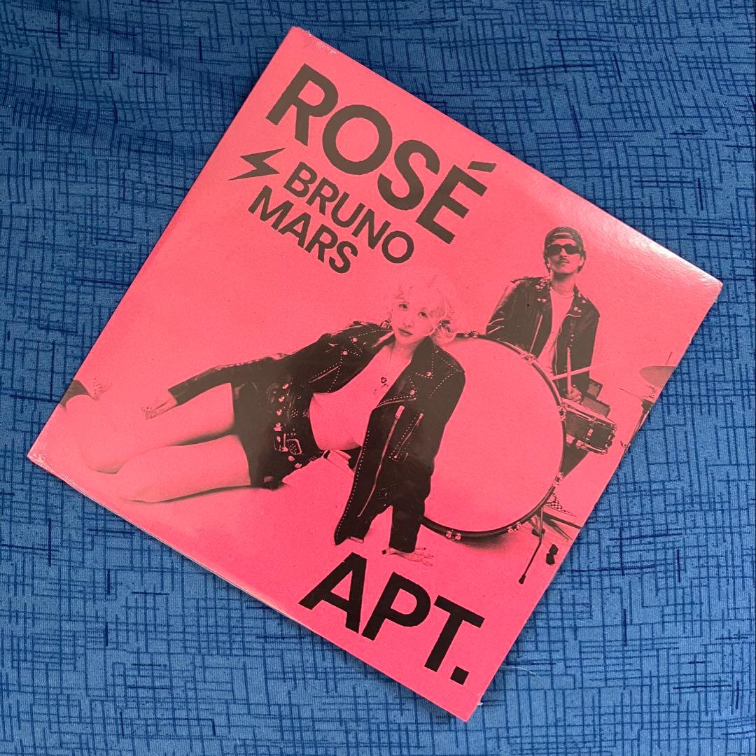 ROSÉ & BRUNO MARS APT. 7inch vinyl ブラック