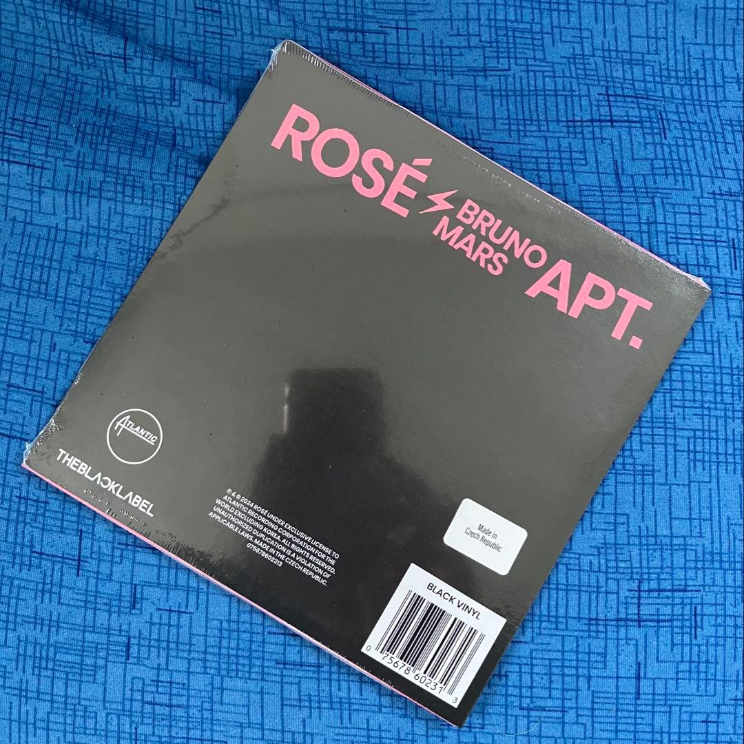 ROSÉ & BRUNO MARS APT. 7inch vinyl ブラック