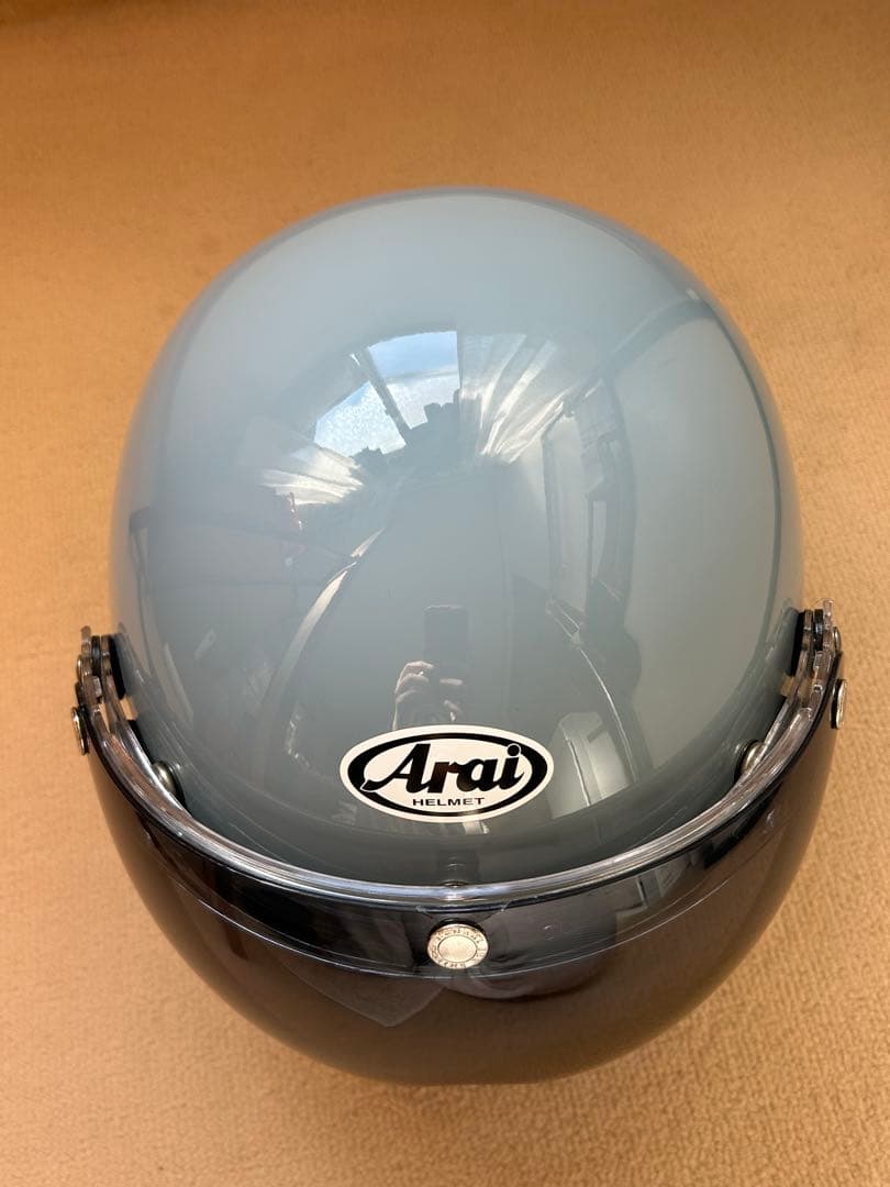 [美品]Arai アライ　クラシックエアー アイスブルー　Lサイズ　おまけ付き