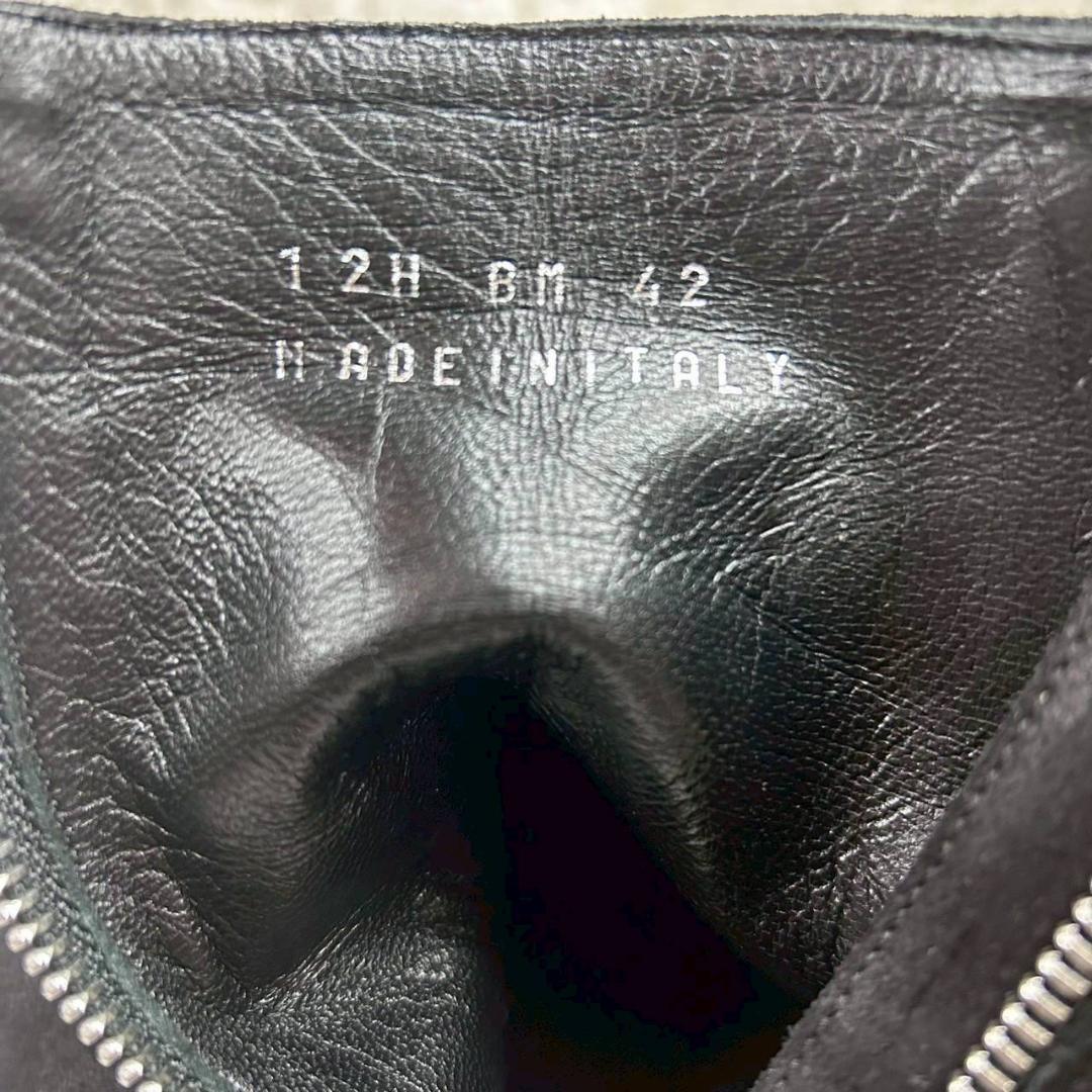 美品 26.5㎝◎Dior HOMME サイドジップブーツ 黒 スウェード 伊製