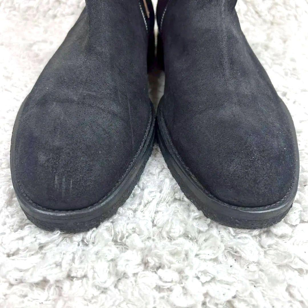 美品 26.5㎝◎Dior HOMME サイドジップブーツ 黒 スウェード 伊製