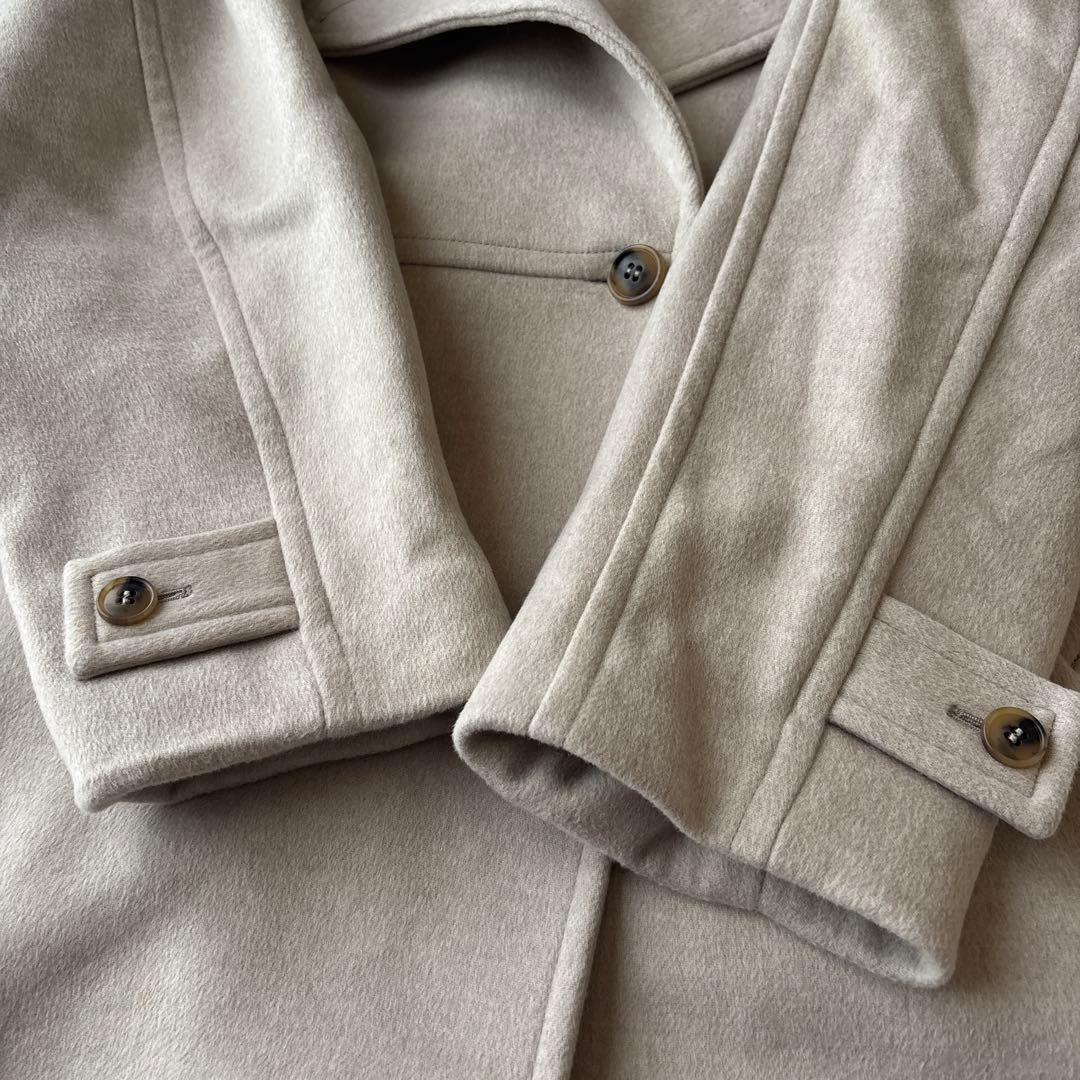 美品♡B.C STOCK シンプリシテェ ビーバーコクーンスタンドカラー M