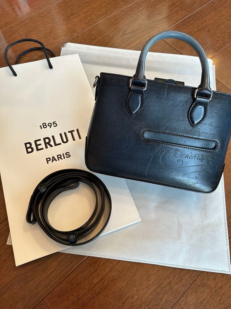 専用　BERLUTI トゥジュール ガリバー スクリットレザー メッセンジャー
