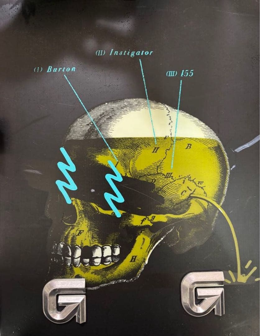 BURTON スノーボード スカルデザイン