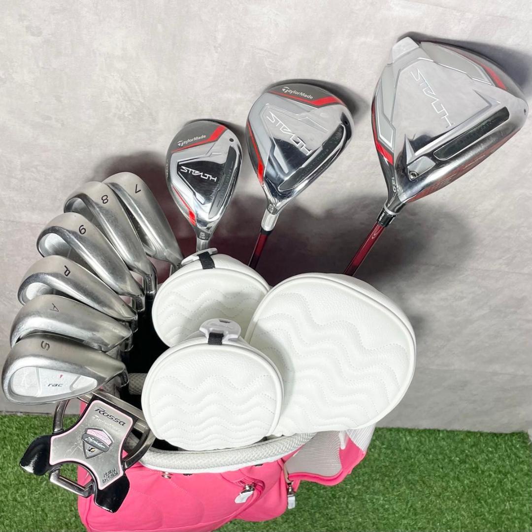 【バッグ新品】テーラーメイド ステルス ゴルフクラブセット 豪華10本 L 右用