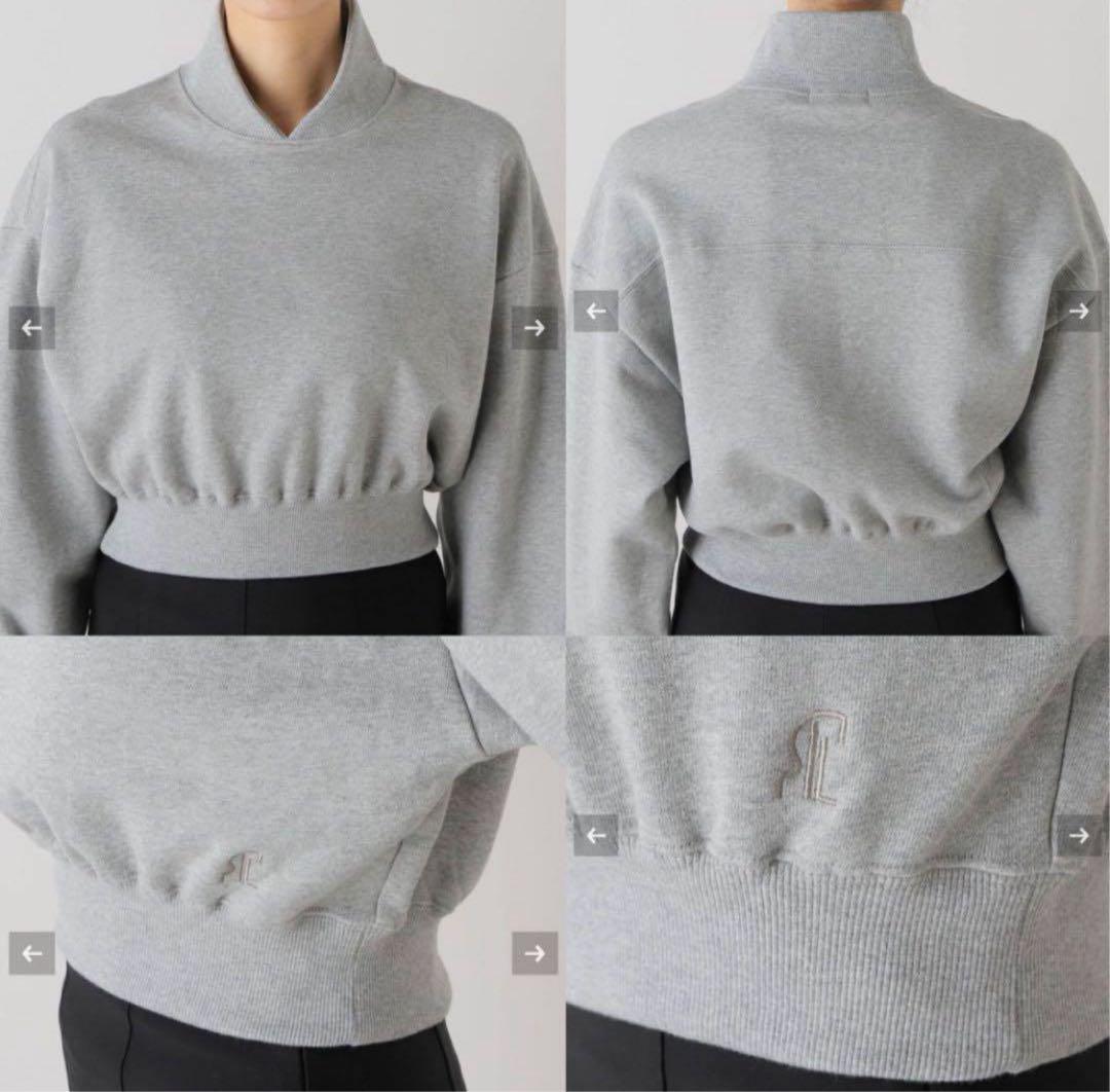 SKIN x EDIT. FOR LULU コラボ クロッ プドスウェット