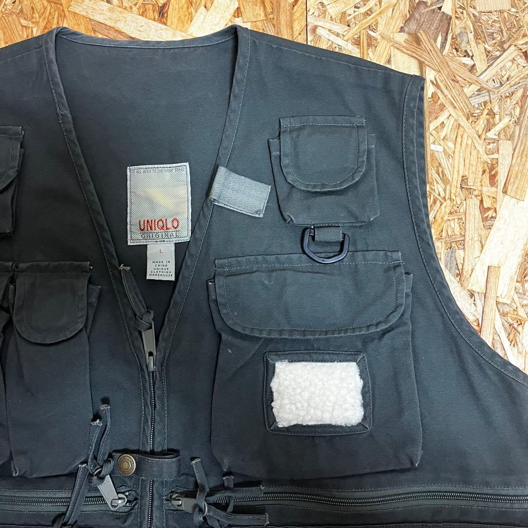 ウェア 90s OLD UNIQLO fishing vest hunting vest