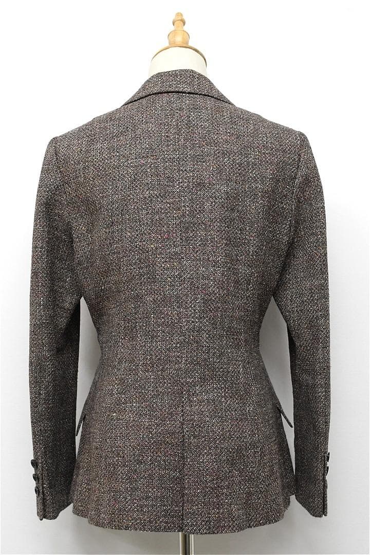 N432/ TAE ASHIDA ツイード テーラードジャケット シルク混 9