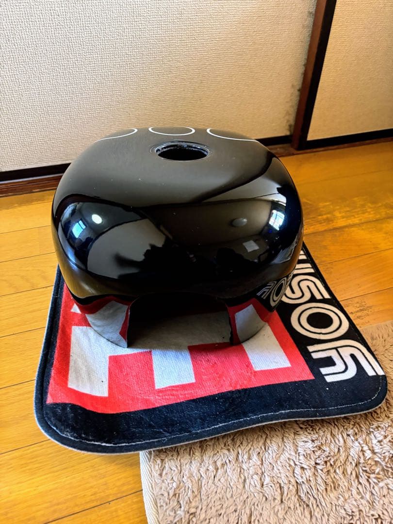 サイモン SIMON ハーレーダビッドソン タンク カバー ブラックフレイム