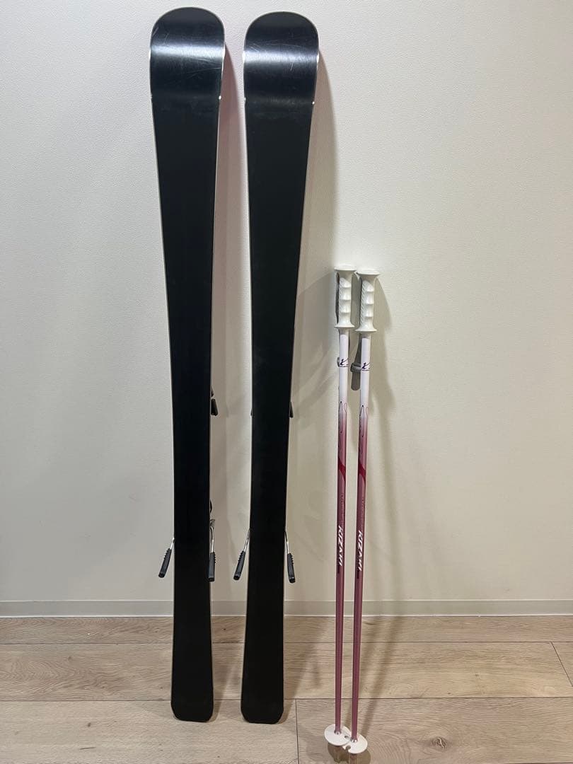 XERES CROSS CARVE X9 スキー板 & ストック ケース付き