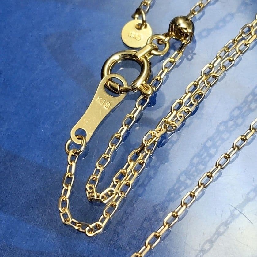 新品同様♡高品質ダイヤ♡k18♡1.00カラット♡大振りラインネックレス