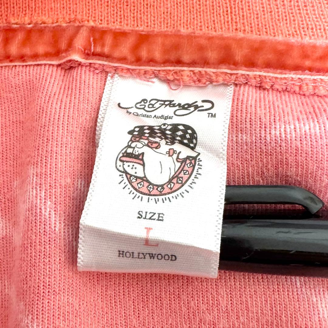 y2k❤️00s Ed Hardy スカル ラインストーン ベロア ジャージ 希少