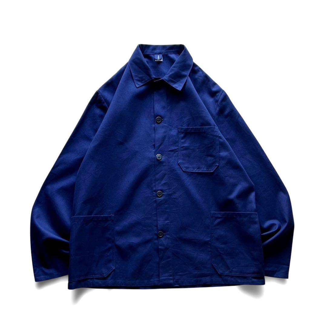 【ヴィンテージ美品】ユーロワークジャケット/インクブルー
