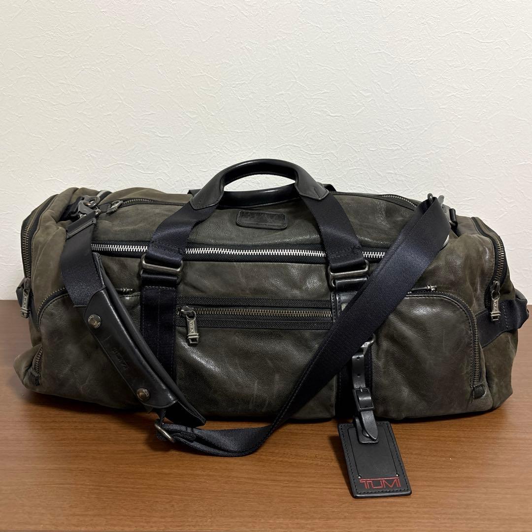 TUMI トゥミ ボストンバッグ 旅行 2way ショルダー オールレザー