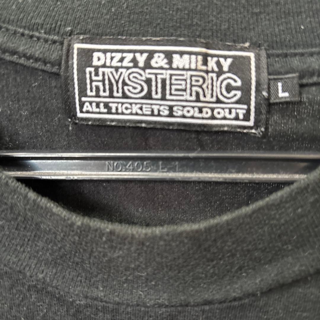 HYSTERIC GLAMOUR ブラック 長袖 ロングTシャツ