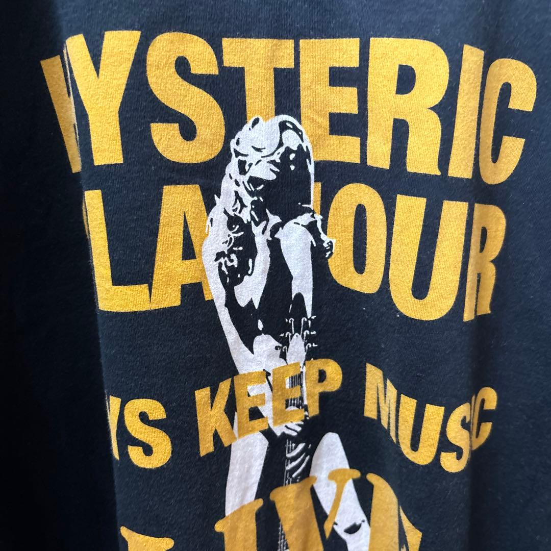 HYSTERIC GLAMOUR ブラック 長袖 ロングTシャツ