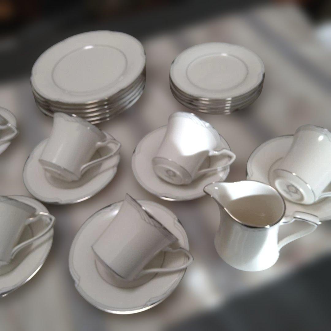 ♥ルカ♥ノリタケ STERLING COVE７７２０カップ＆ソーサー６客他