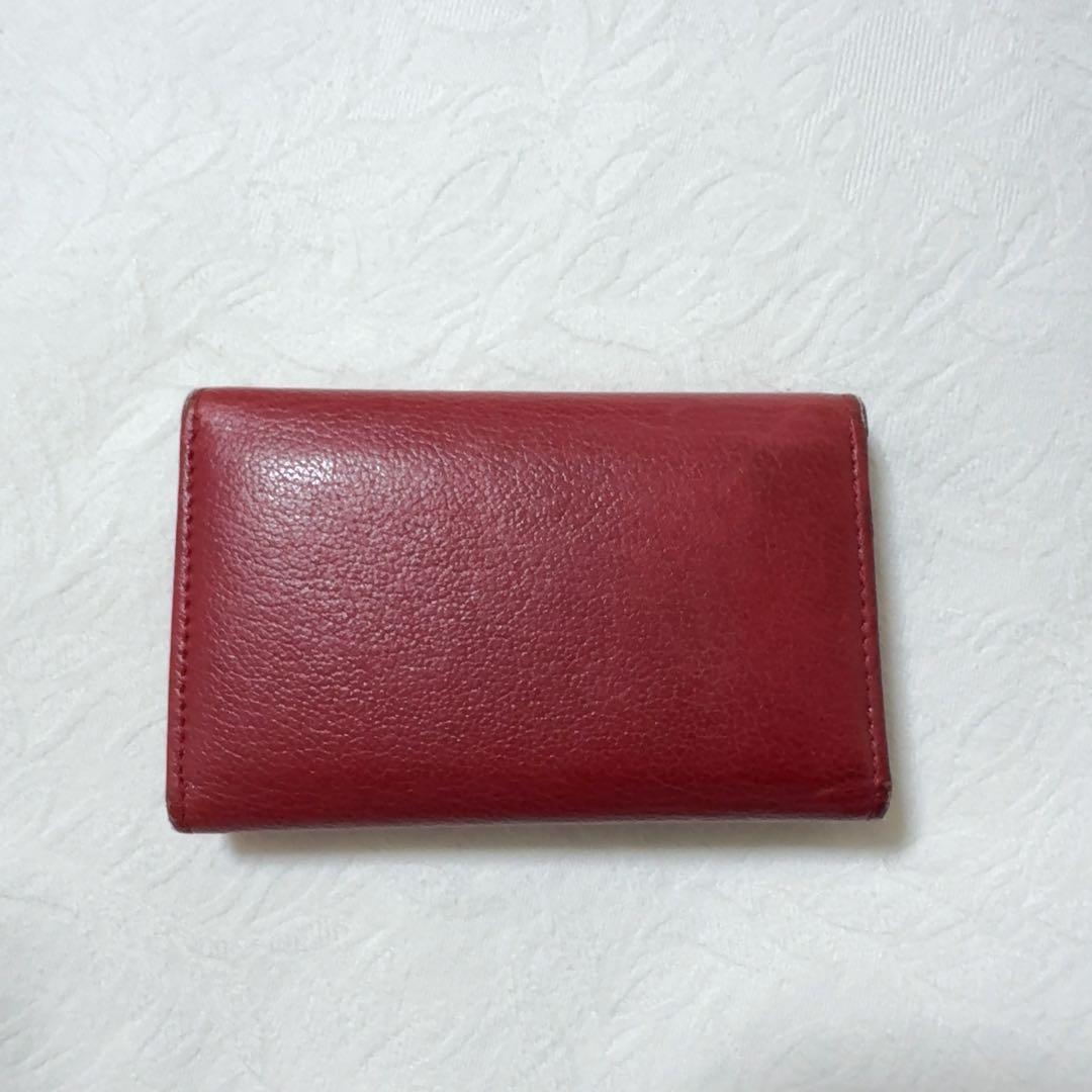 CHANEL レザーキーケース レッド