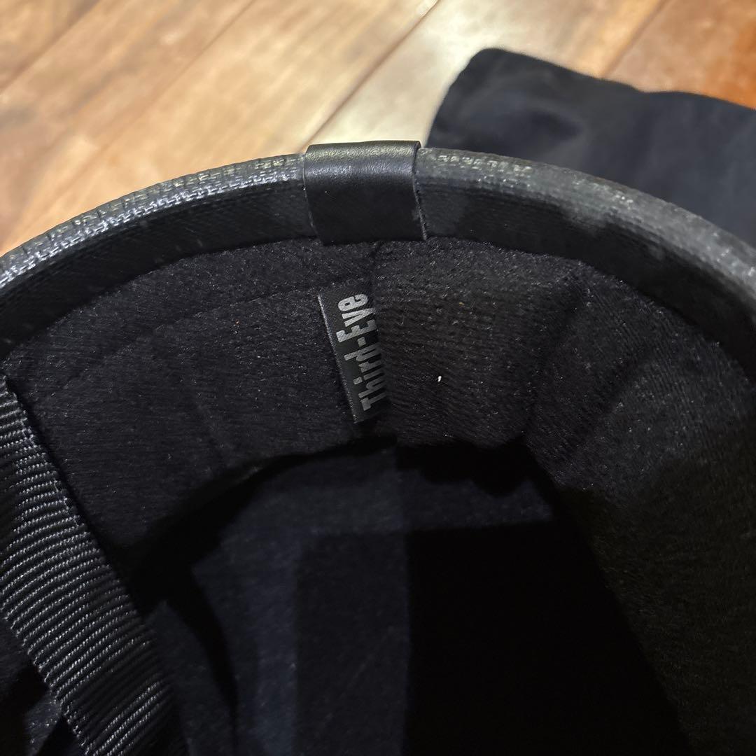 サードアイ　 半帽 スカルデザイン　ハーレー　third eye