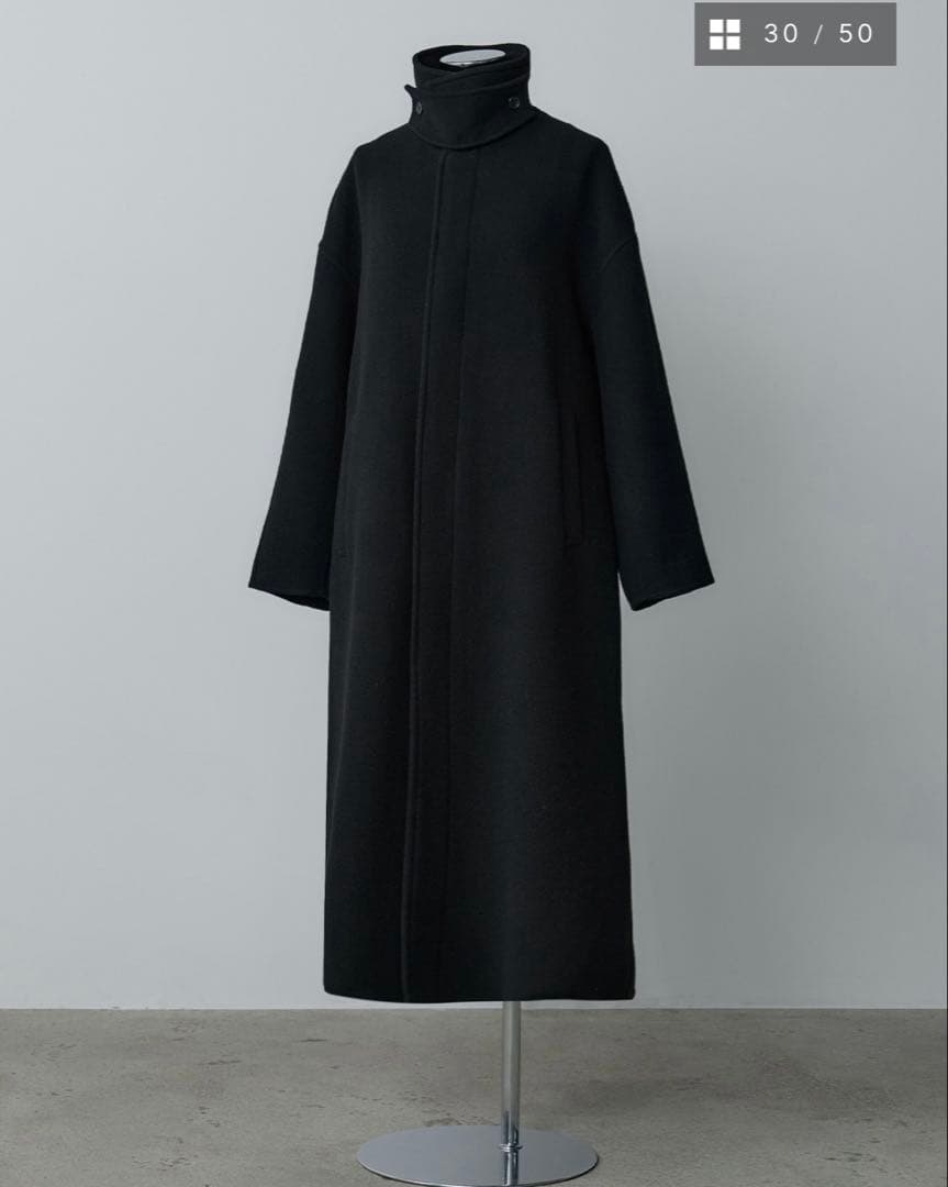 crewre リバーロングステンカラーコート