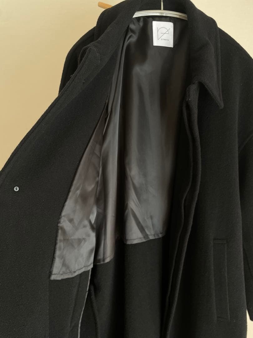 crewre リバーロングステンカラーコート