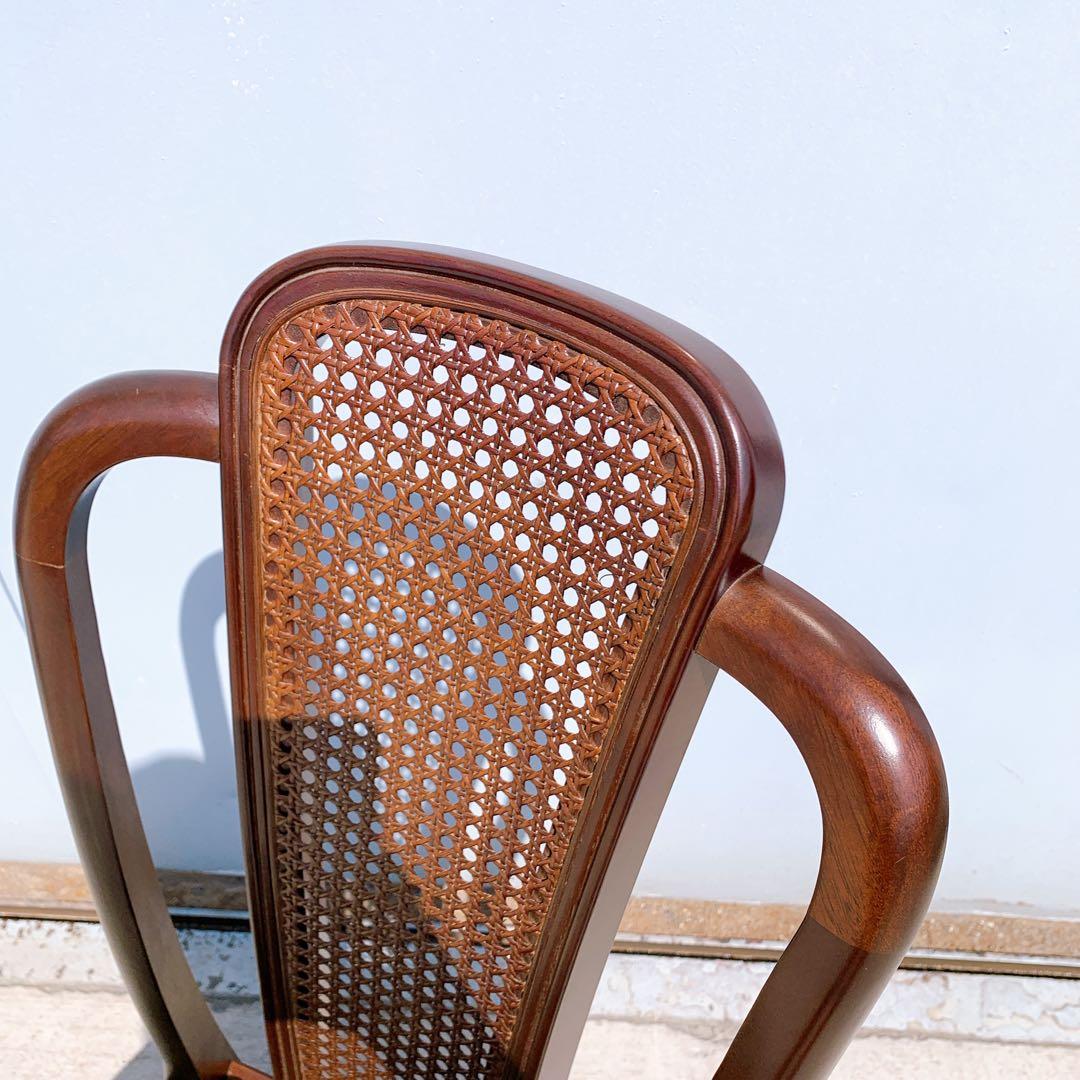 【美品】Maruni マルニ木工 ダイニングチェア アンティークチェア 猫脚③