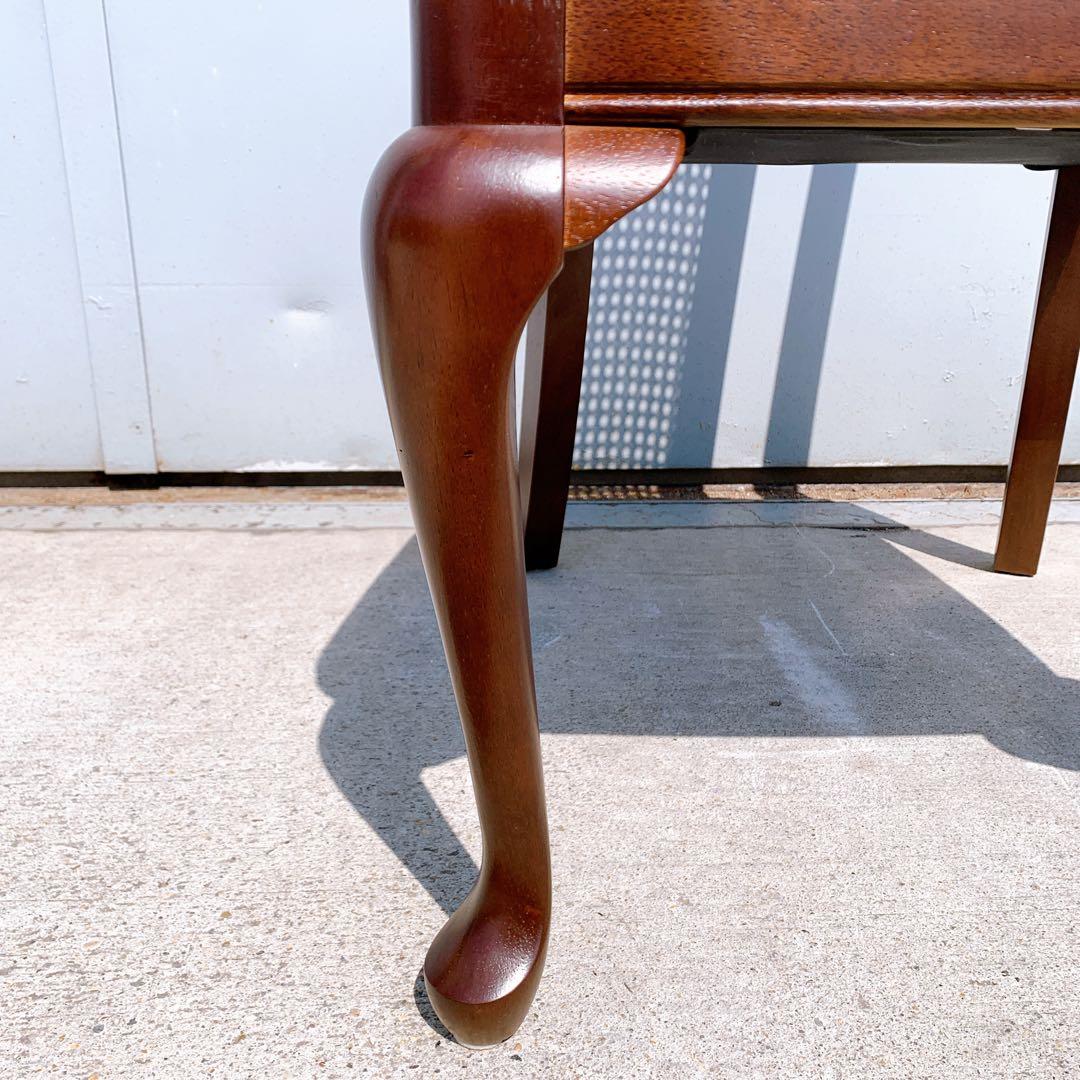 【美品】Maruni マルニ木工 ダイニングチェア アンティークチェア 猫脚③