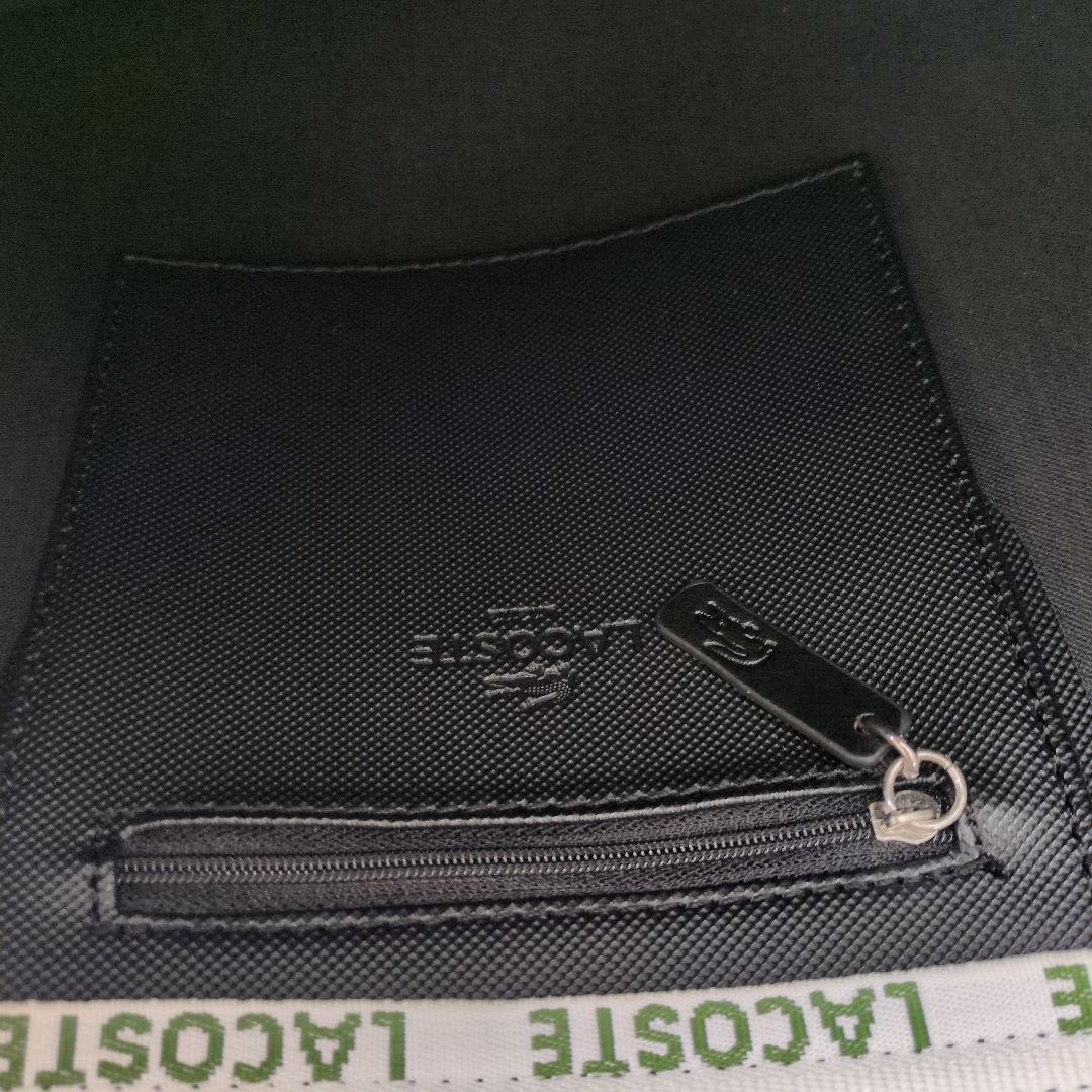 【美品】ラコステ　 トートバッグ 　ブラック