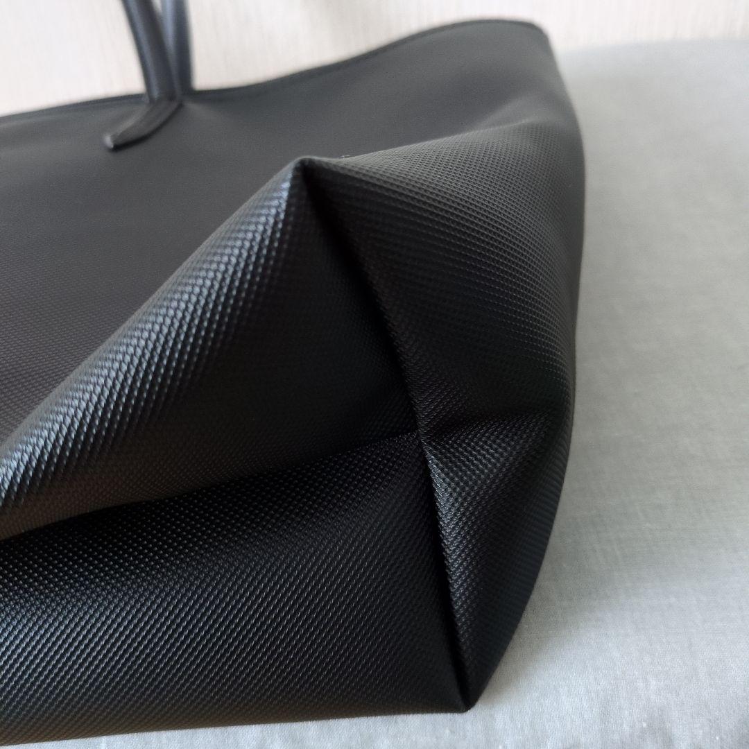 【美品】ラコステ　 トートバッグ 　ブラック