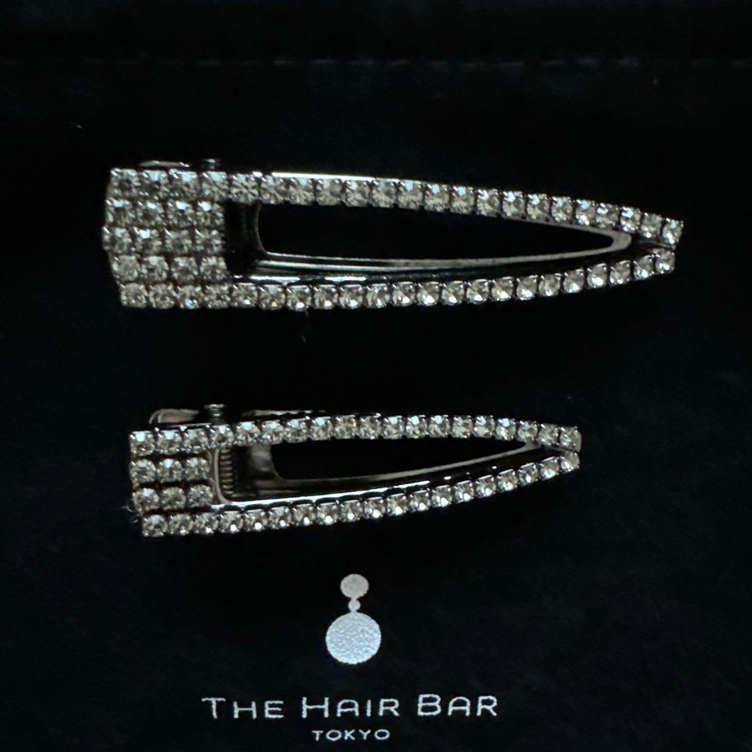 【お値下げ】THE HAIR BAR TOKYO ラインストーンクリップ 2個