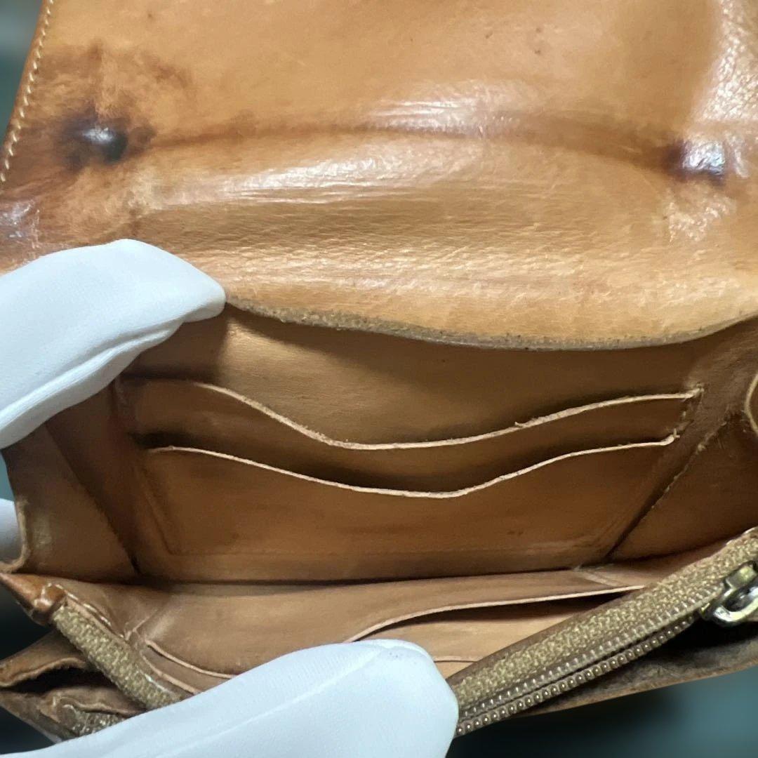 IL BISONTE イルビゾンテ　 二つ折り財布 ブラウン