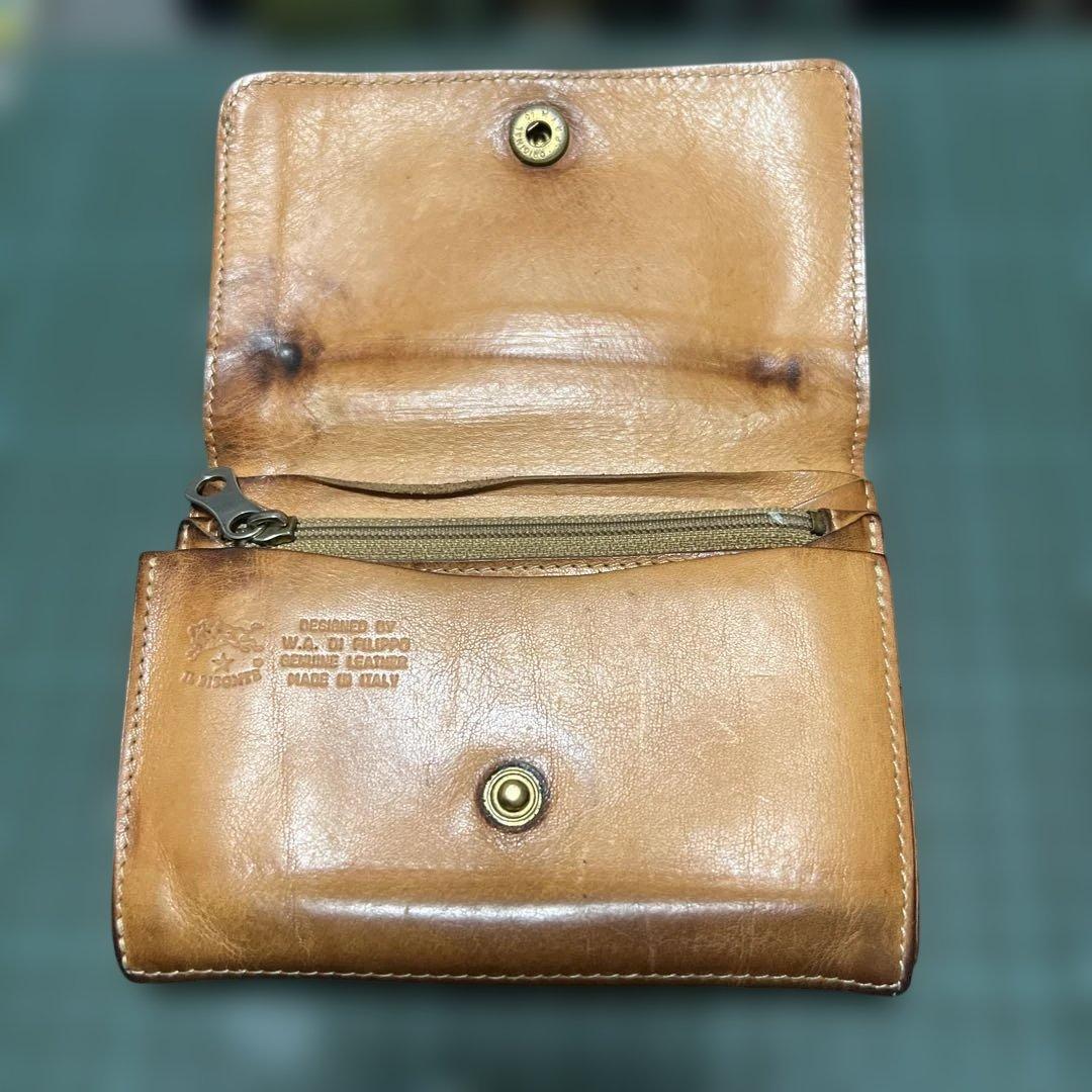 IL BISONTE イルビゾンテ　 二つ折り財布 ブラウン