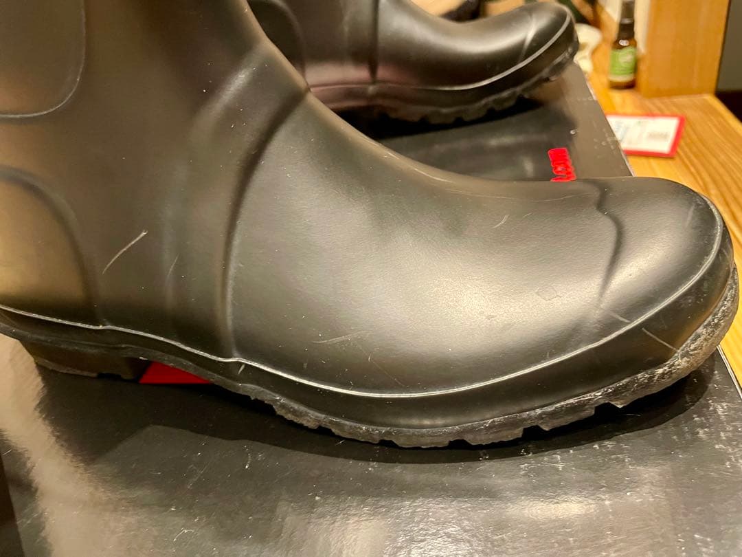 HUNTER ブラック 長靴 UK8