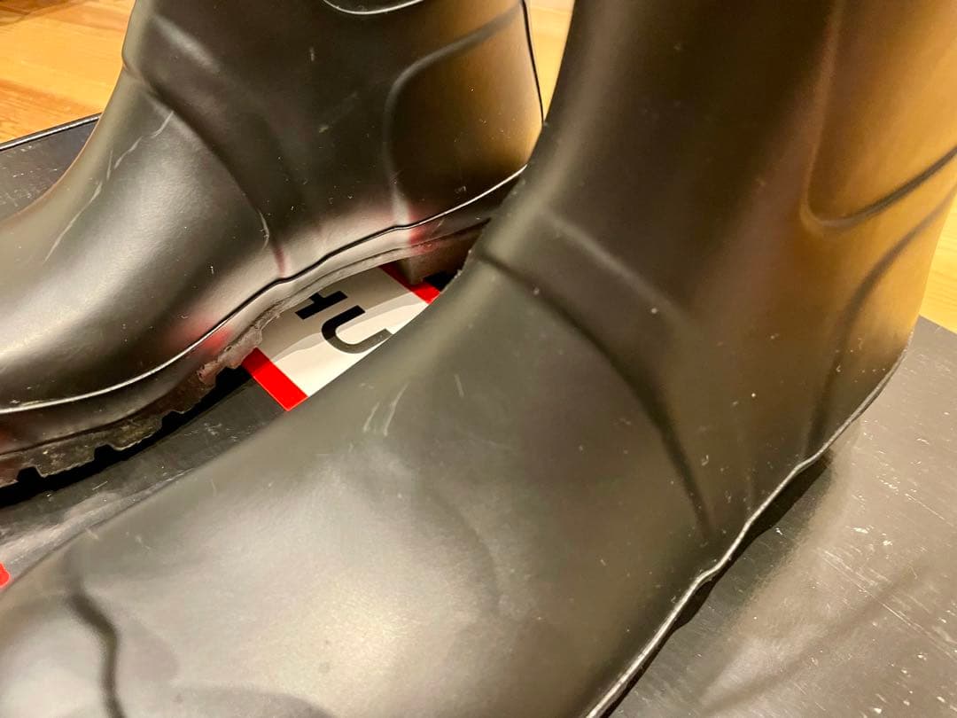 HUNTER ブラック 長靴 UK8