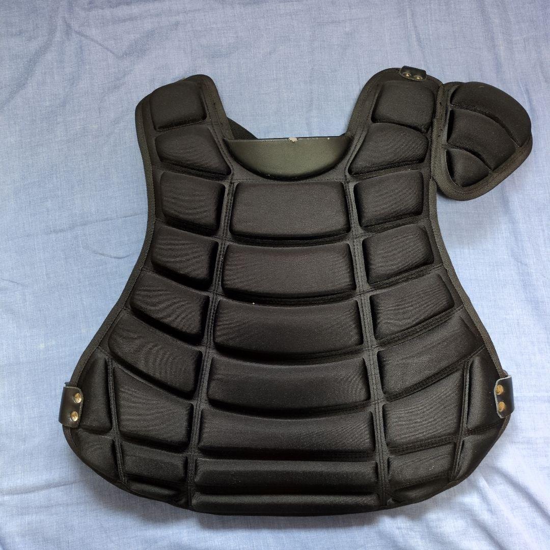 硬式ミズノキャッチャー防具セット 紺 ヘルメット付き