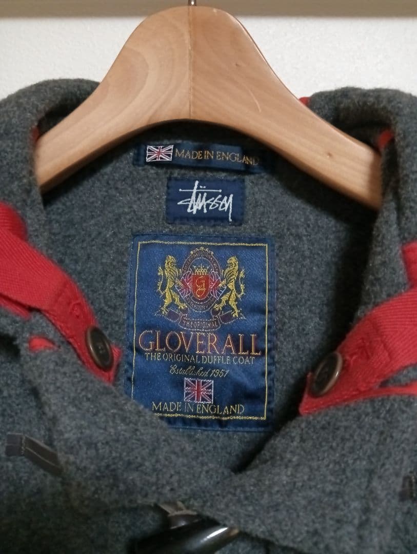 美品 GLOVERALL STUSSY ダッフルコート
