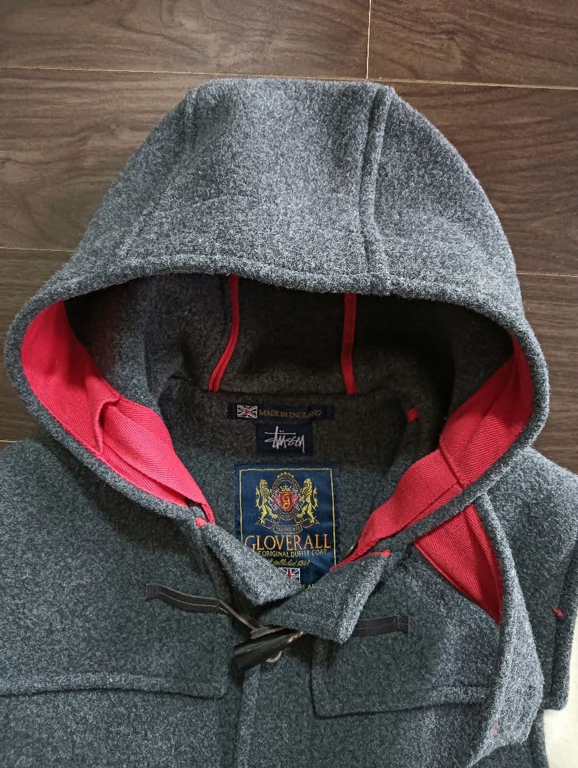 美品 GLOVERALL STUSSY ダッフルコート