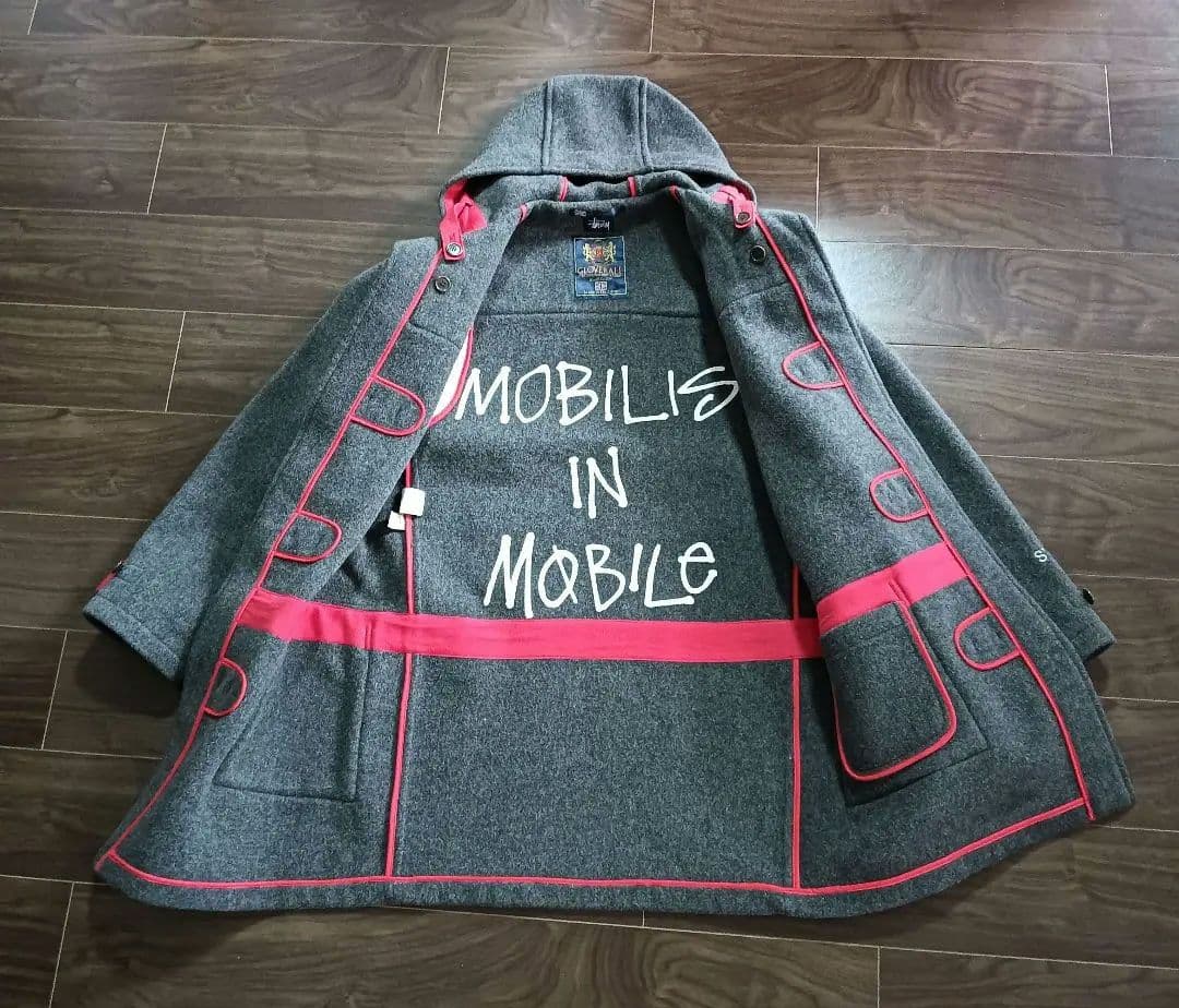 美品 GLOVERALL STUSSY ダッフルコート