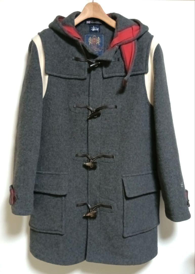 美品 GLOVERALL STUSSY ダッフルコート