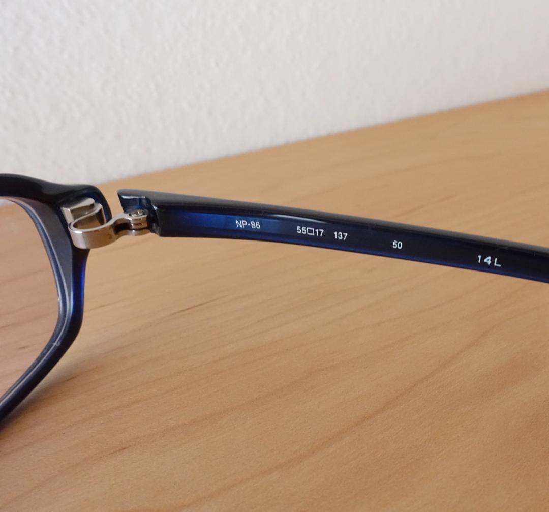 【美品】999.9 NP-86 × TALEX モアイパープル 偏光サングラス