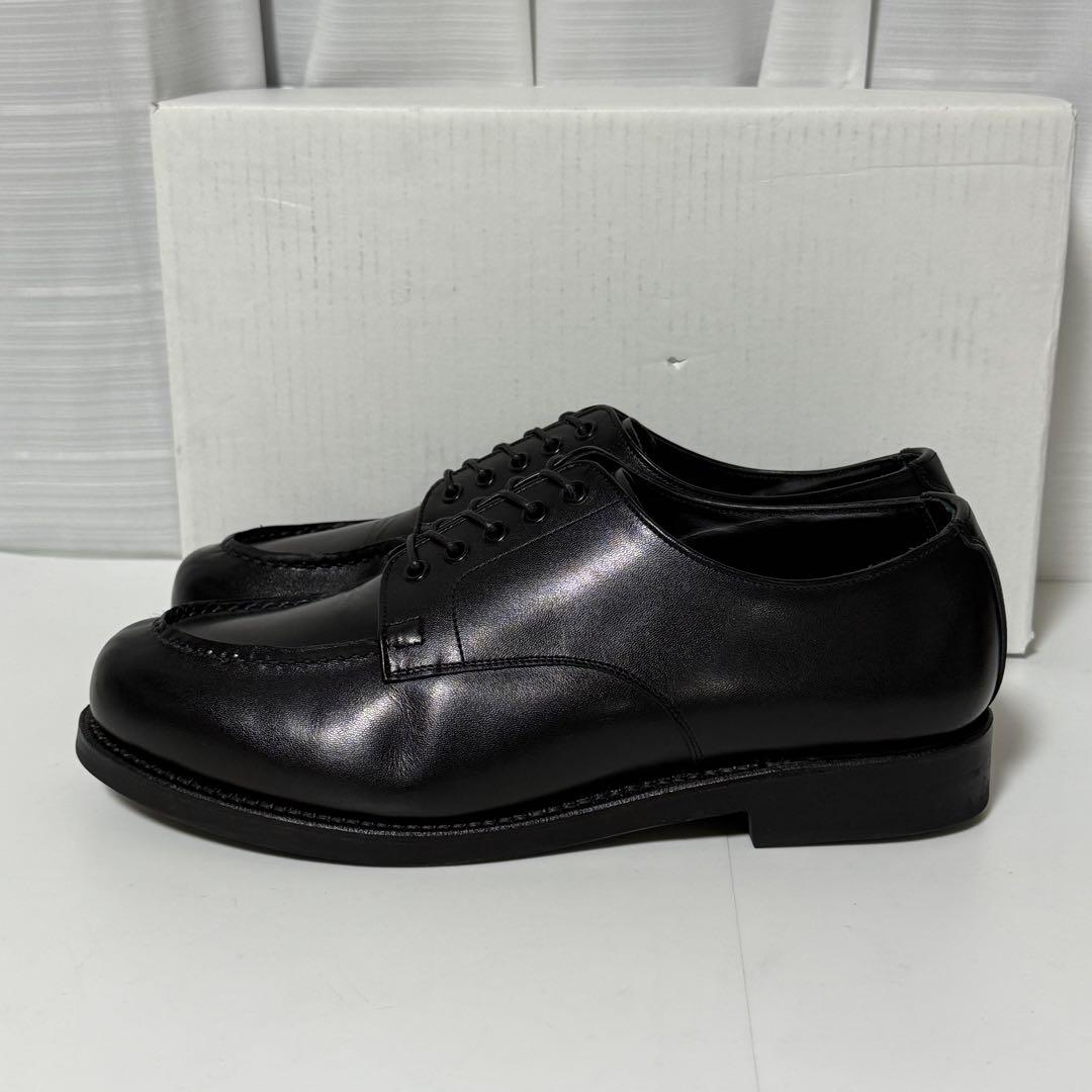 ⭐️極美品⭐️　三陽山長　ビジネスシューズ　モカシン　レースアップ　ブラック