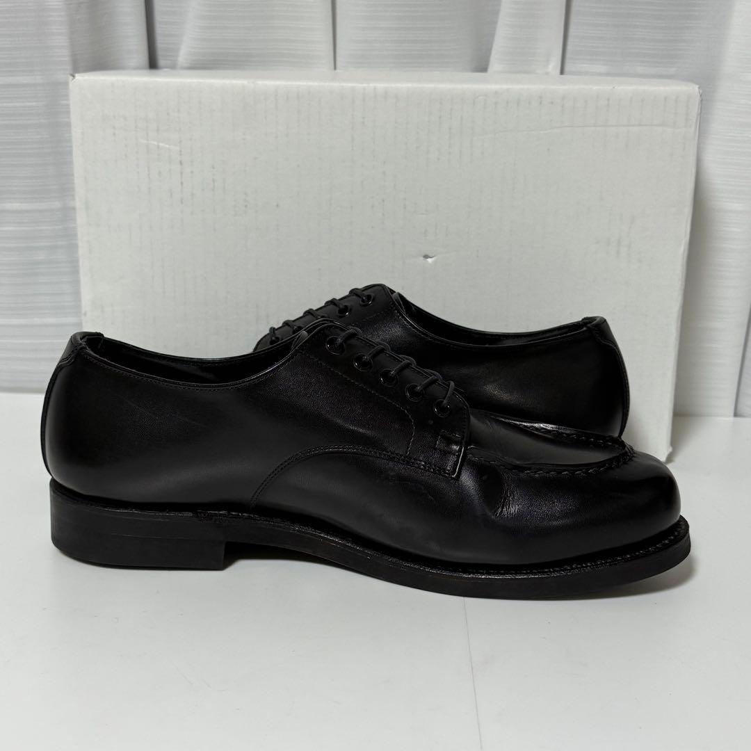 ⭐️極美品⭐️　三陽山長　ビジネスシューズ　モカシン　レースアップ　ブラック
