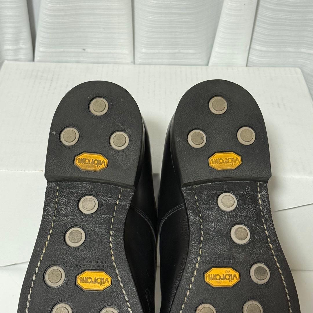 ⭐️極美品⭐️　三陽山長　ビジネスシューズ　モカシン　レースアップ　ブラック